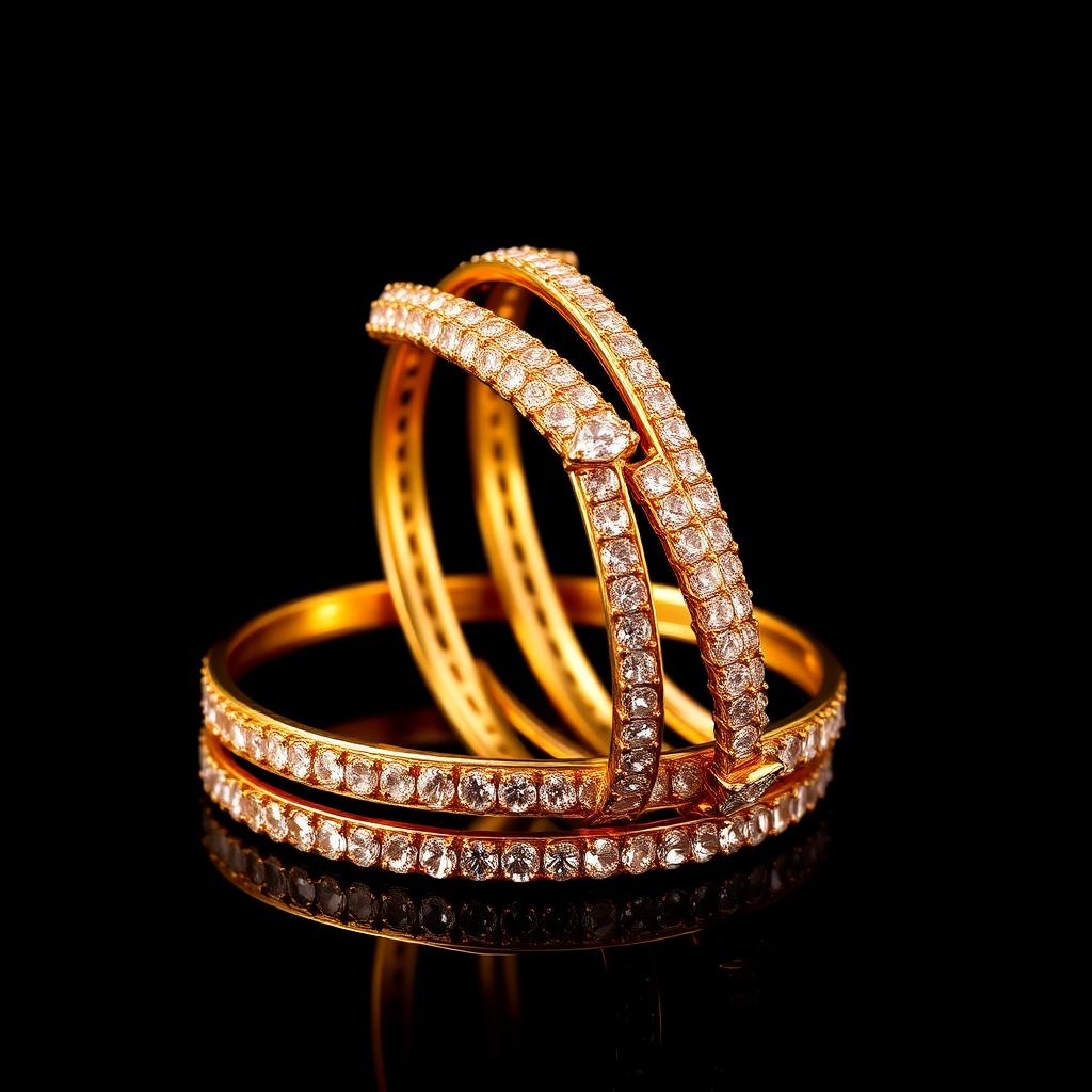 Diamond Bangles